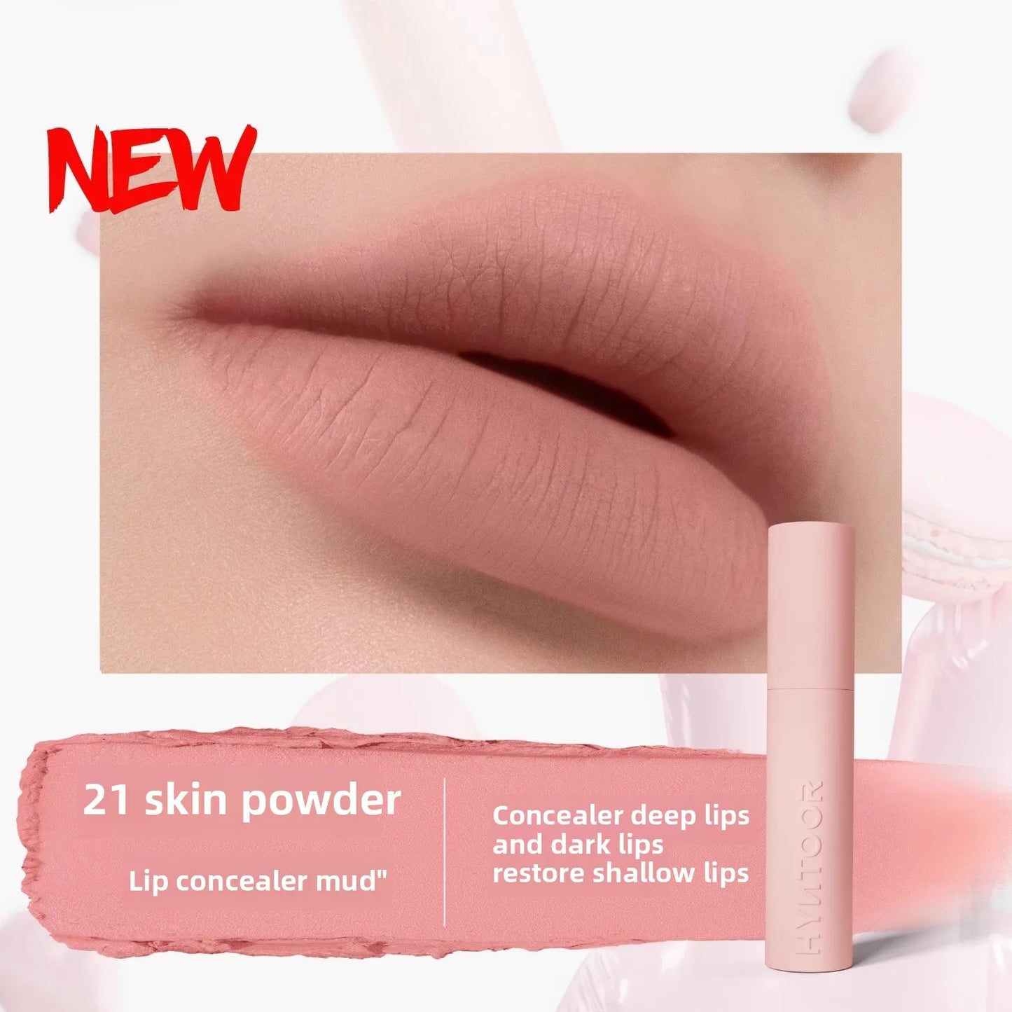 HYNTOOR Future Fantasia Planet 3D Mirror Lip Gloss Shining Brightly Removing Dead Skin Weakening Lip Lines Makeup