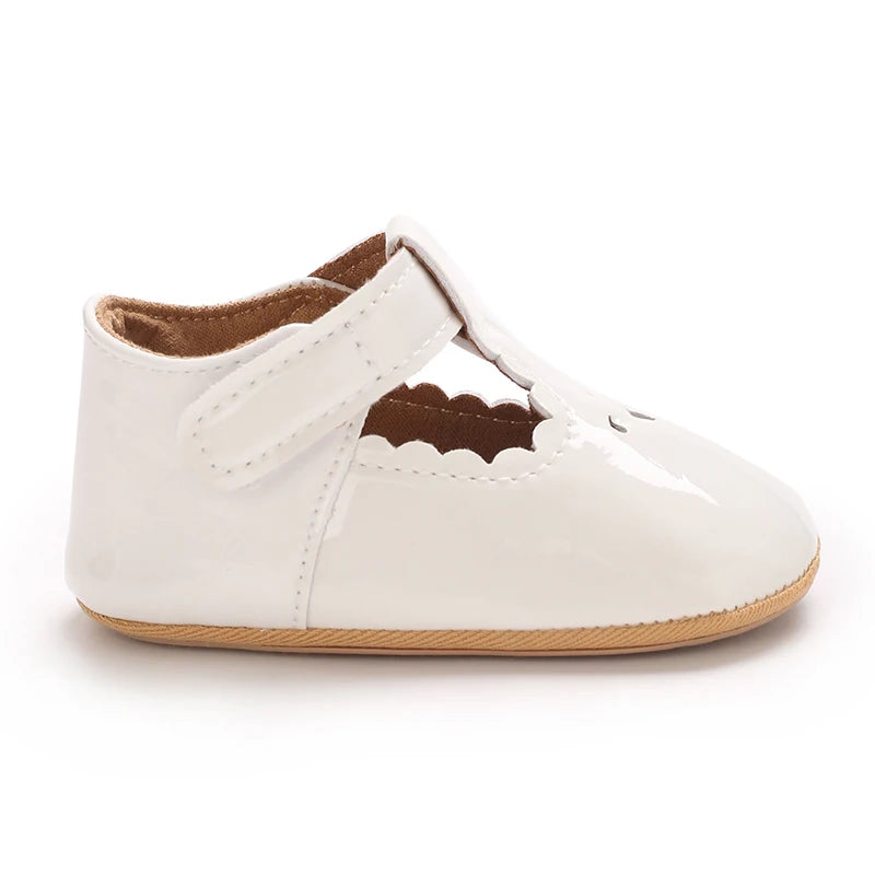 Baby Little Leather Shoes Spring And Autumn New Style Western Soft Soled Sneakers Female Baby Princess Shoes