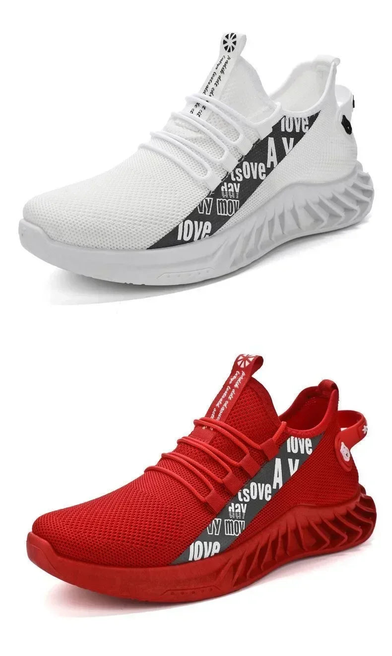 Tênis de corrida leves e respiráveis para homens, tênis multiuso para adolescentes