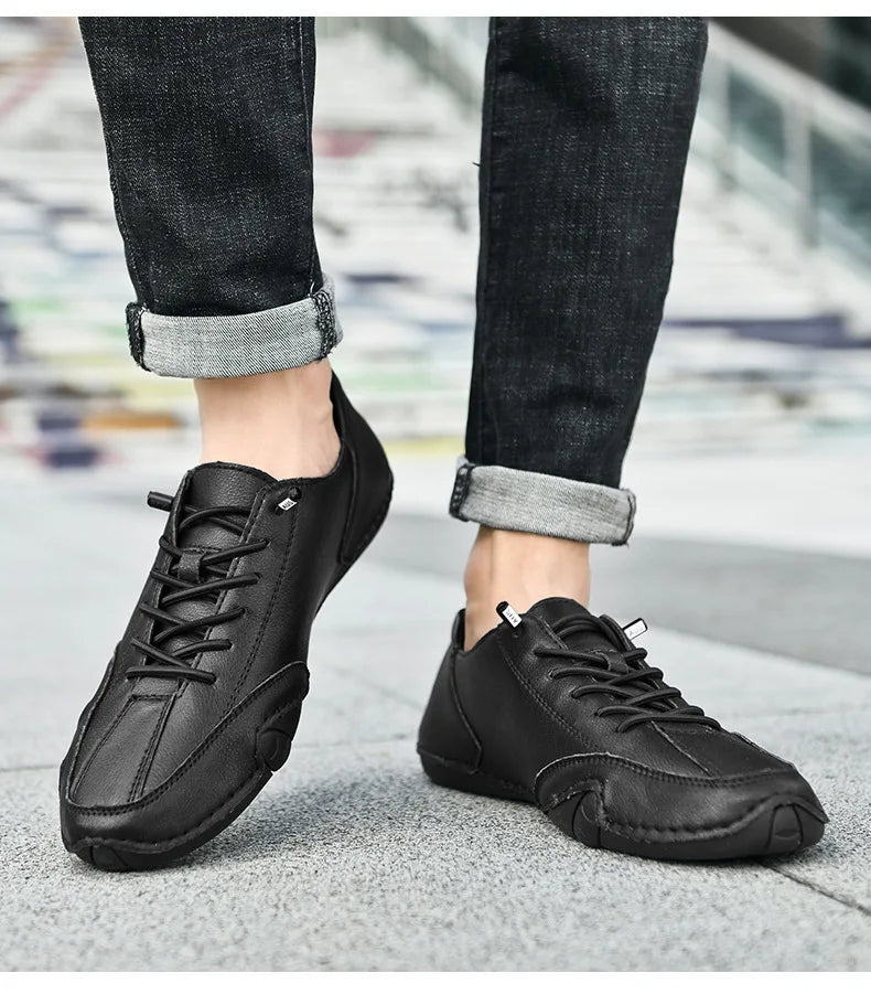 Men Casual Sneakers 2023 New In Ankle Boots Lace Up Males Shoes Fashion High Quality Loafers Men Luxury Casual Shoes Mocasines