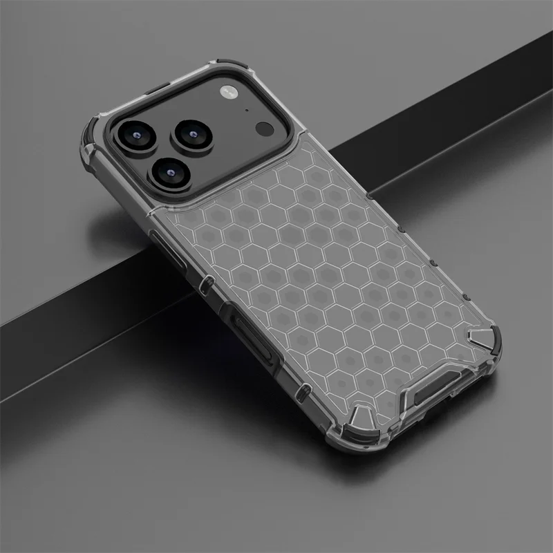 For iPhone 17 Pro Case iPhone 17 Pro Cover Honeycomb Style Bumper Shield Protective Phone Cases For iPhone 17 Pro Max Air Funda
