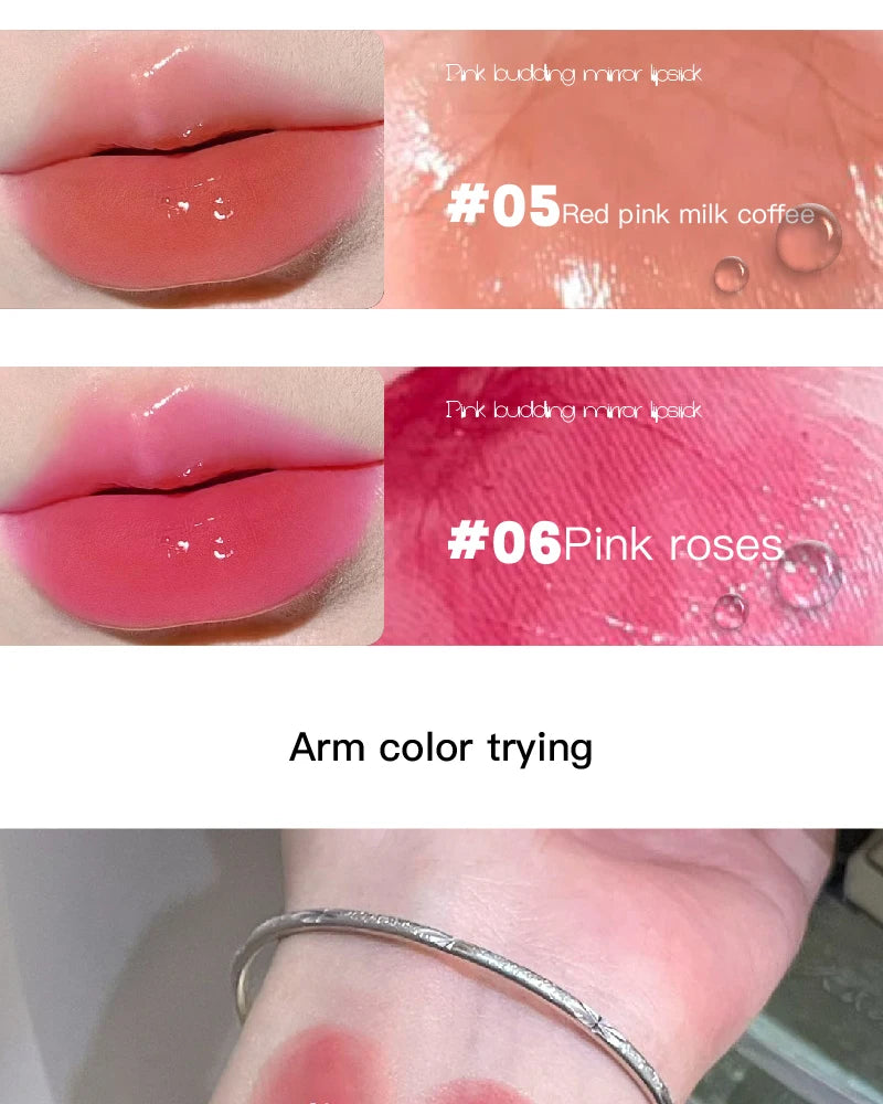 Mirror Lipstick Has A Smooth Texture Rich Color And Film Forming That Won't Dry Out Or Get Stuck Moisturizing And Pouty Lips