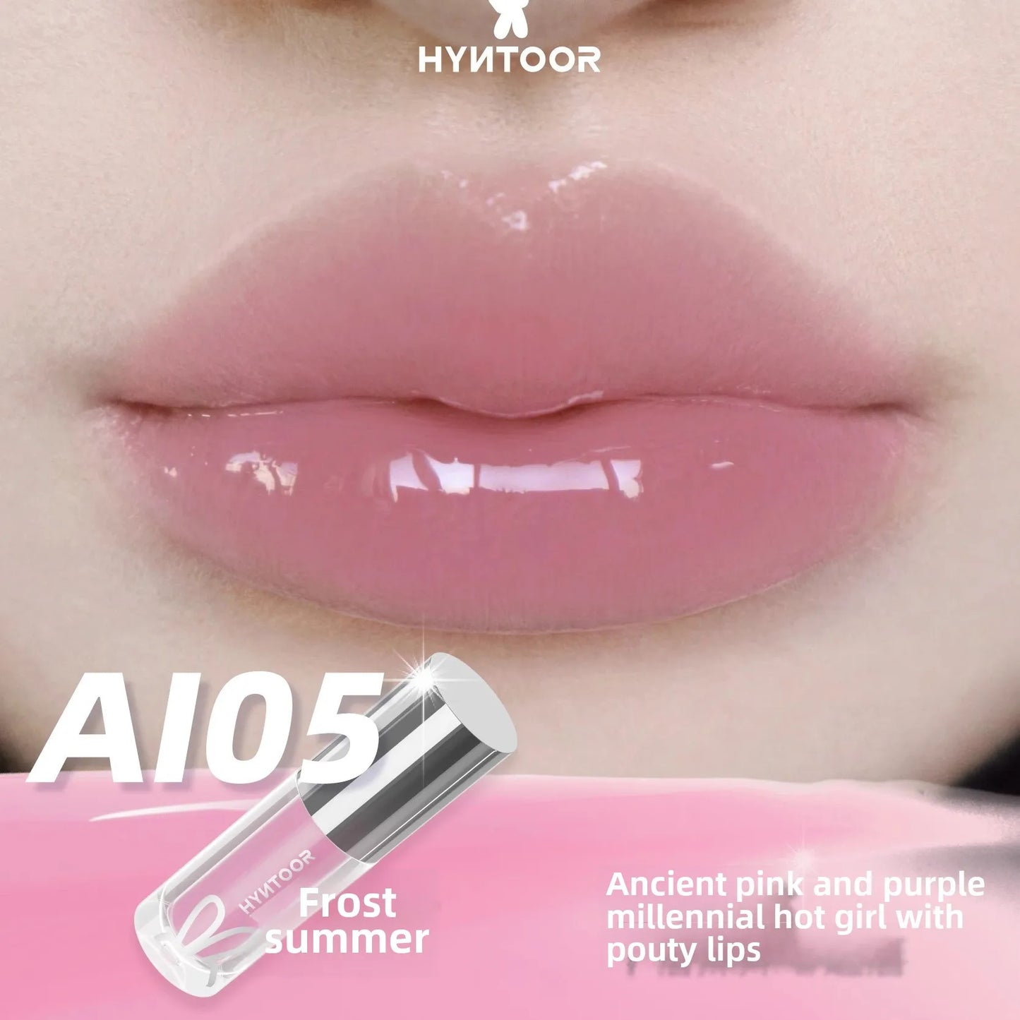HYNTOOR Future Fantasia Planet 3D Mirror Lip Gloss Shining Brightly Removing Dead Skin Weakening Lip Lines Makeup