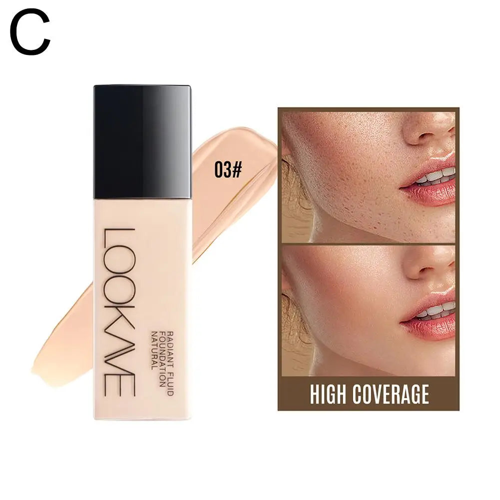 Concealer Waterproof Liquid Foundation For A Long Time Non-Irritating Natural & Even Matte Finish Perfect Nude Makeup