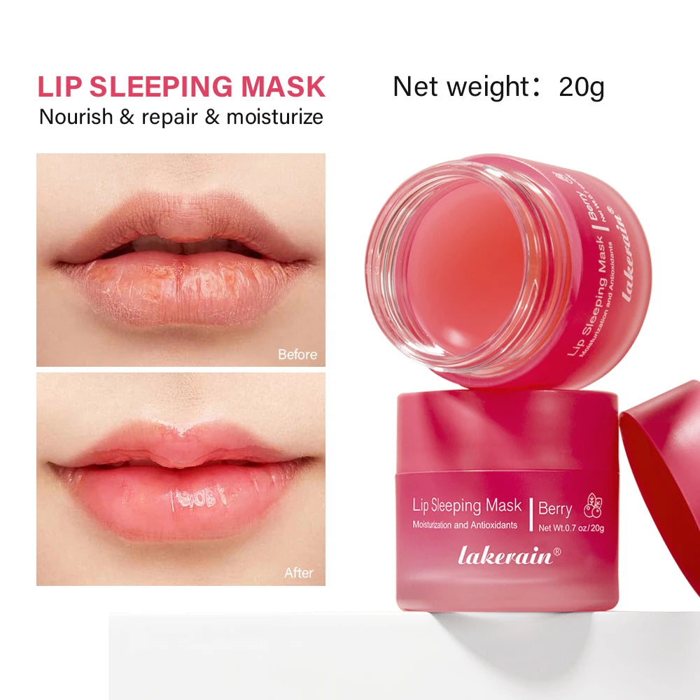 Lips Sleeping Hydrated Balm Nourishing Lip Mask Day Night Use Moisturize Protect Soften Lips Overnight Repair laneigemakeup