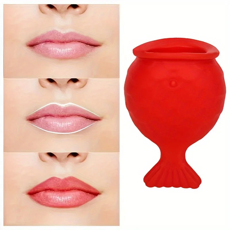 Lip Plumping Tool - Soft Silicone Natural Lip Enhancement Tool, Facial Exercises for Fuller, Fuller, Glamorous Lips
