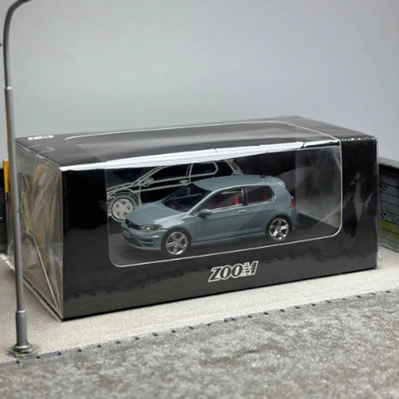ZOOM 1:64 Scale VW Golf 7R 7 Generation Travel Car Alloy Car Model Classics Adult Souvenir Gift Static Display