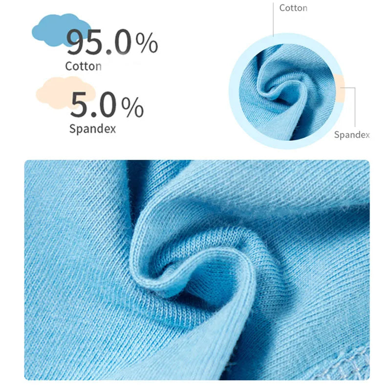 4 Pcs/Lot Children Panties Cotton Underwear For Boys 3-14 Years Breathable Kids Underpants Cars Patterns Cartoon Boy Boxer Brief