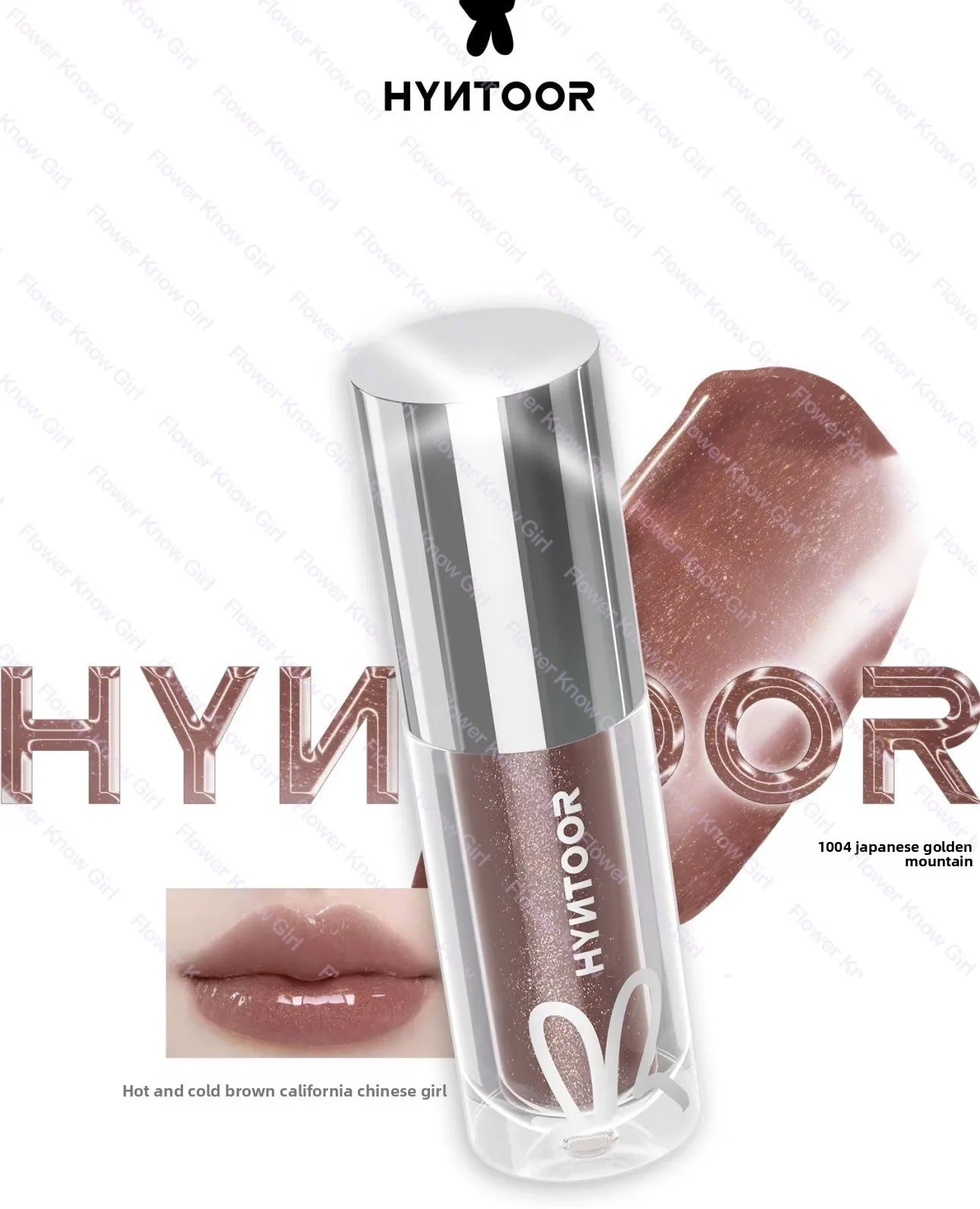 HYNTOOR Future Fantasia Planet 3D Mirror Lip Gloss Shining Brightly Removing Dead Skin Weakening Lip Lines Makeup