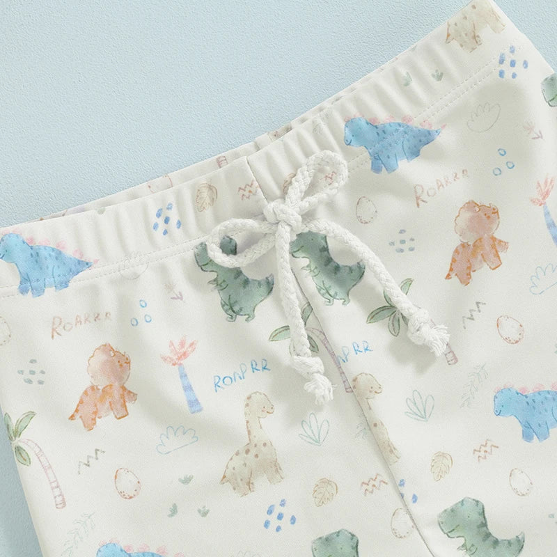 Toddler Baby Boy Swim Trunks Dinosaur Beach Shorts Swimming Shorts Swimsuit Swimwear Bathing Suits Board Shorts