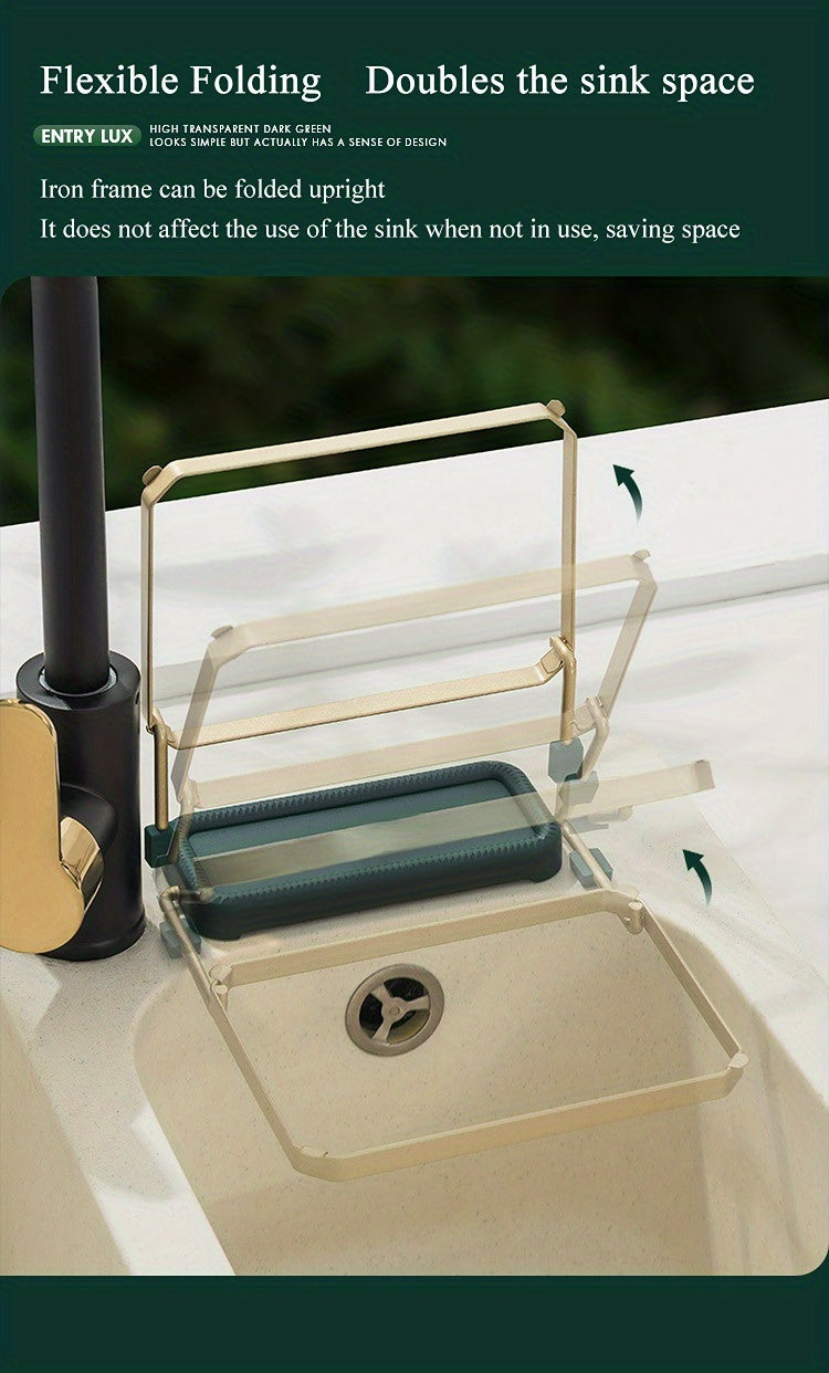 [Foldable Sink Strainer] Sink Filter Rack | Foldable | Mesh Bag | Anti-Clogging | Easy to Use
