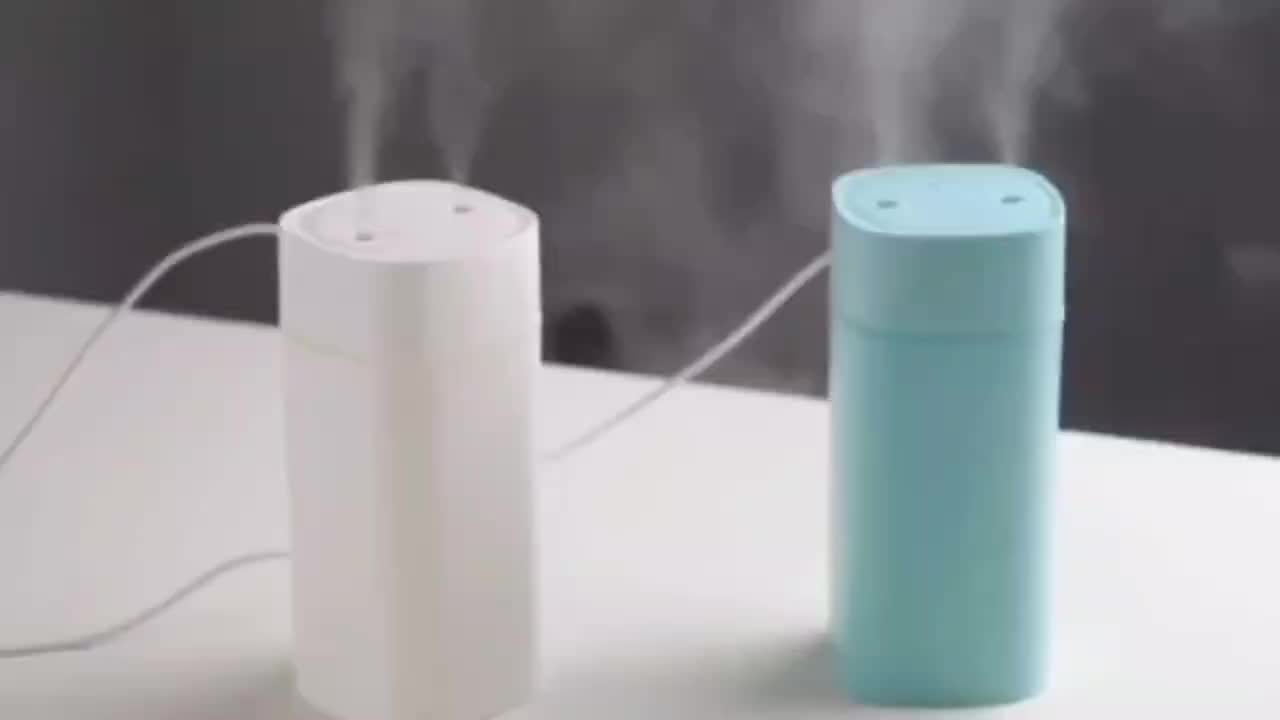 Double spray humidifier household bedroom mute desktop fog car clean air spray