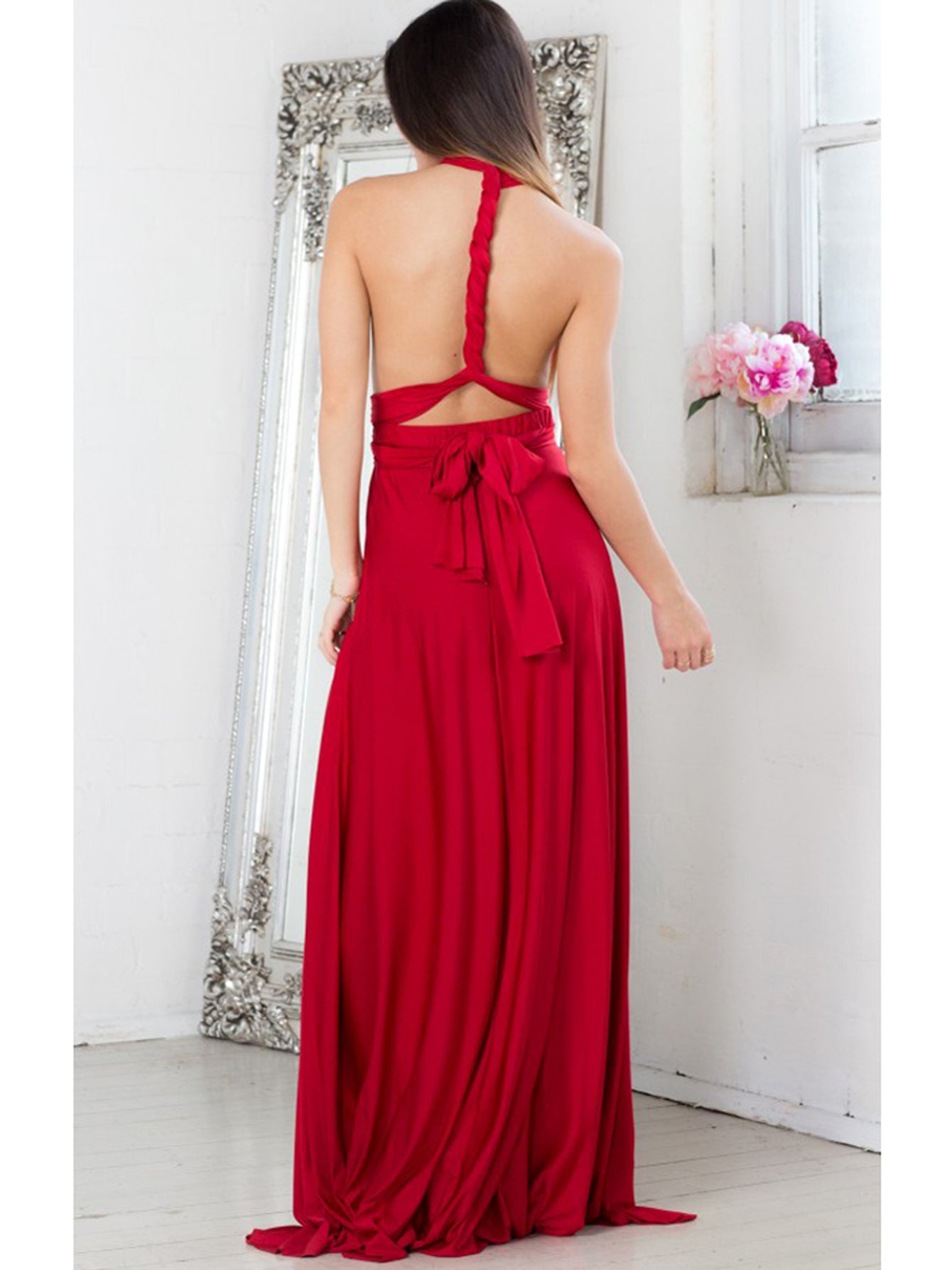 Sexy Maxi Dress, Sleeveless Party Prom Dress, Women's Clothing