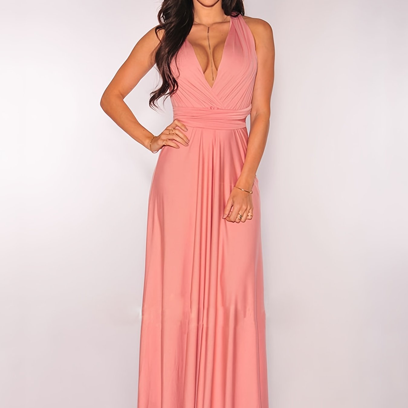 Sexy Maxi Dress, Sleeveless Party Prom Dress, Women's Clothing
