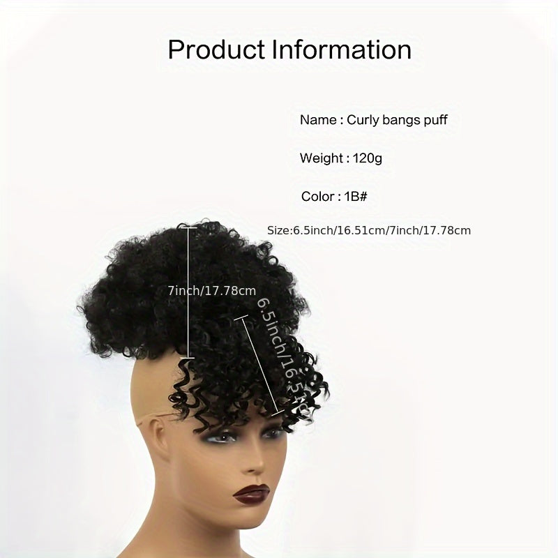 Drawstring Hair Bun Ponytail Short Curly Ponytail Extensions Synthetic Clip In Hair Extensions Elegant For Daily Use Hair Accessories