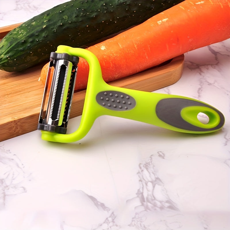 1 Pc Multifunctional Paring Knife 3-in-1 Rotary Peeler Grater Convenient Melon Planer