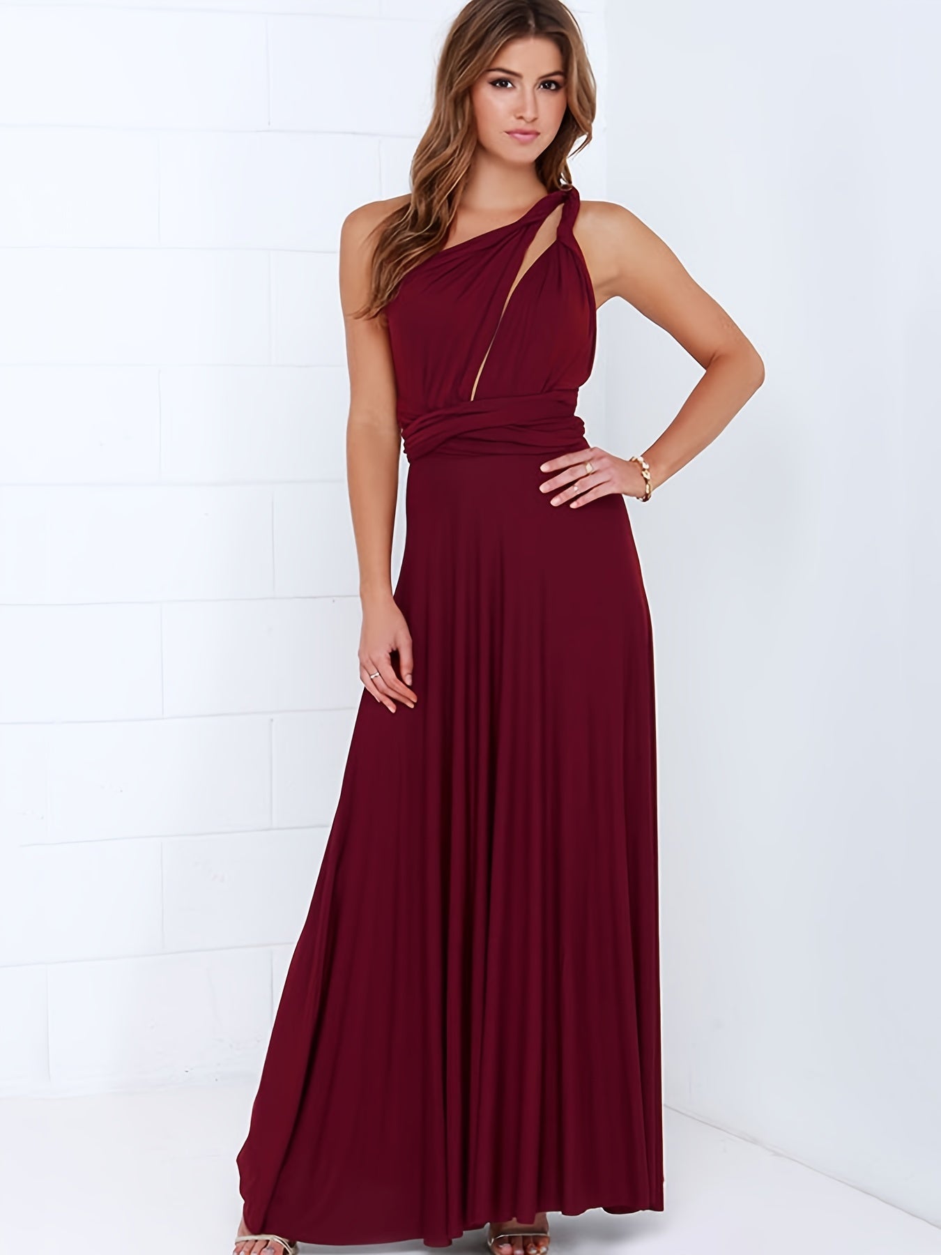 Sexy Maxi Dress, Sleeveless Party Prom Dress, Women's Clothing