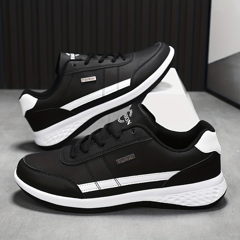 VanWeir Mens Plus Size Casual Comfortable Grip Running Sneakers, Durable Lace-Up Design, Ideal for Outdoor Sports & Daily Wear