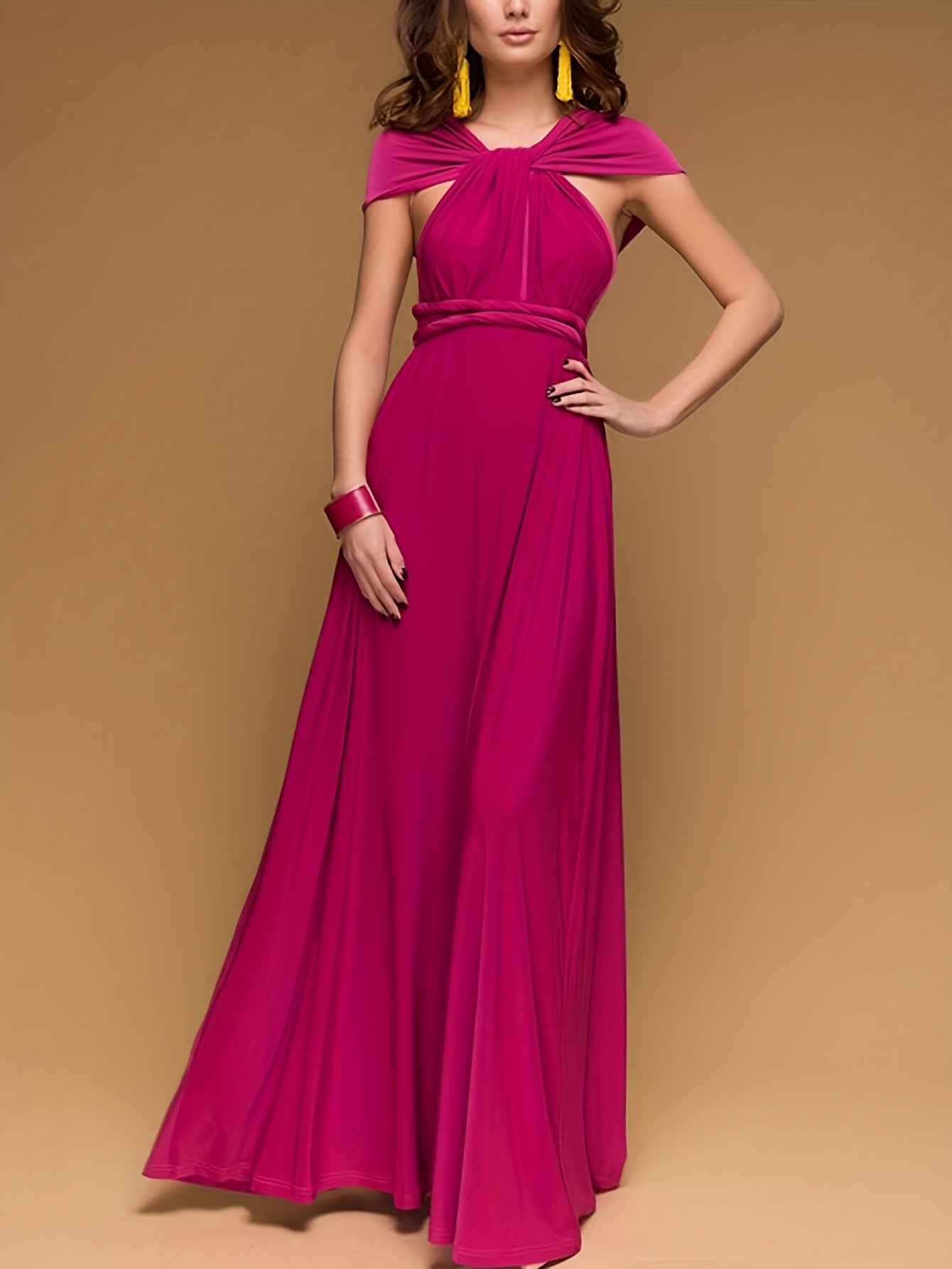 Sexy Maxi Dress, Sleeveless Party Prom Dress, Women's Clothing