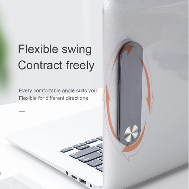 Free 3pcs Magnetic Ring Laptop Screen Support Holder Dual Monitor Display Clip Plastic Sticky Magnetic Notebook Computer Expansion Bracket