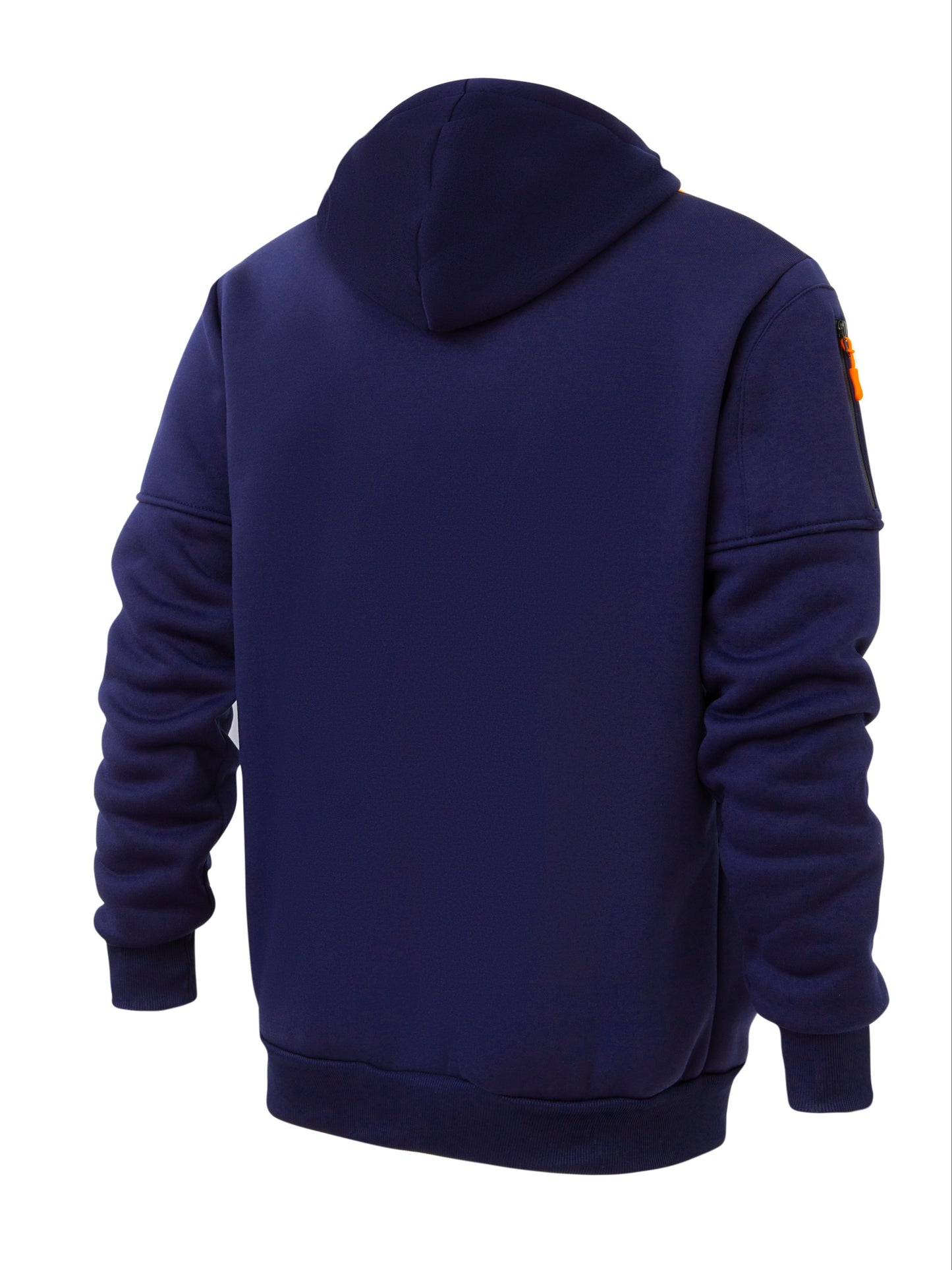 Mens Essential Zip-Up Hoodie - Long Sleeve, Lightweight, Gym-Ready Jacket for Spring & Fall